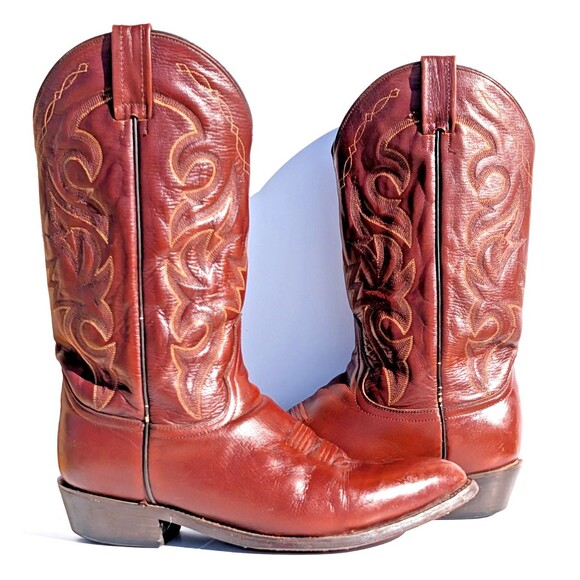Dan Post Milwaukee Mens Western Boots 10.5 EW Extra Wide Brown Leather 2111 main image 9